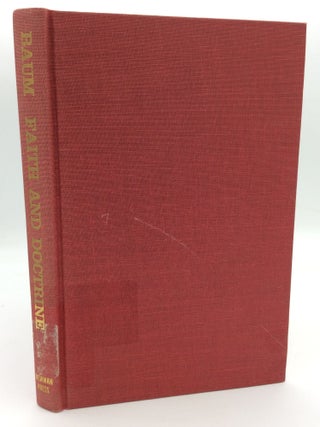 Item #208862 FAITH AND DOCTRINE: A Contemporary View. Gregory Baum