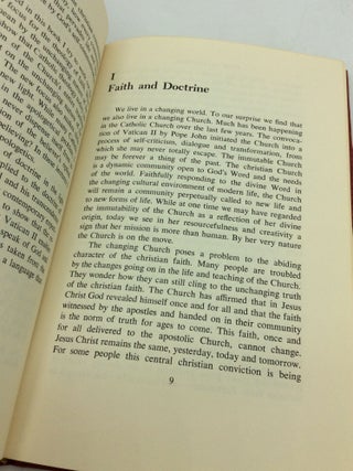 FAITH AND DOCTRINE: A Contemporary View