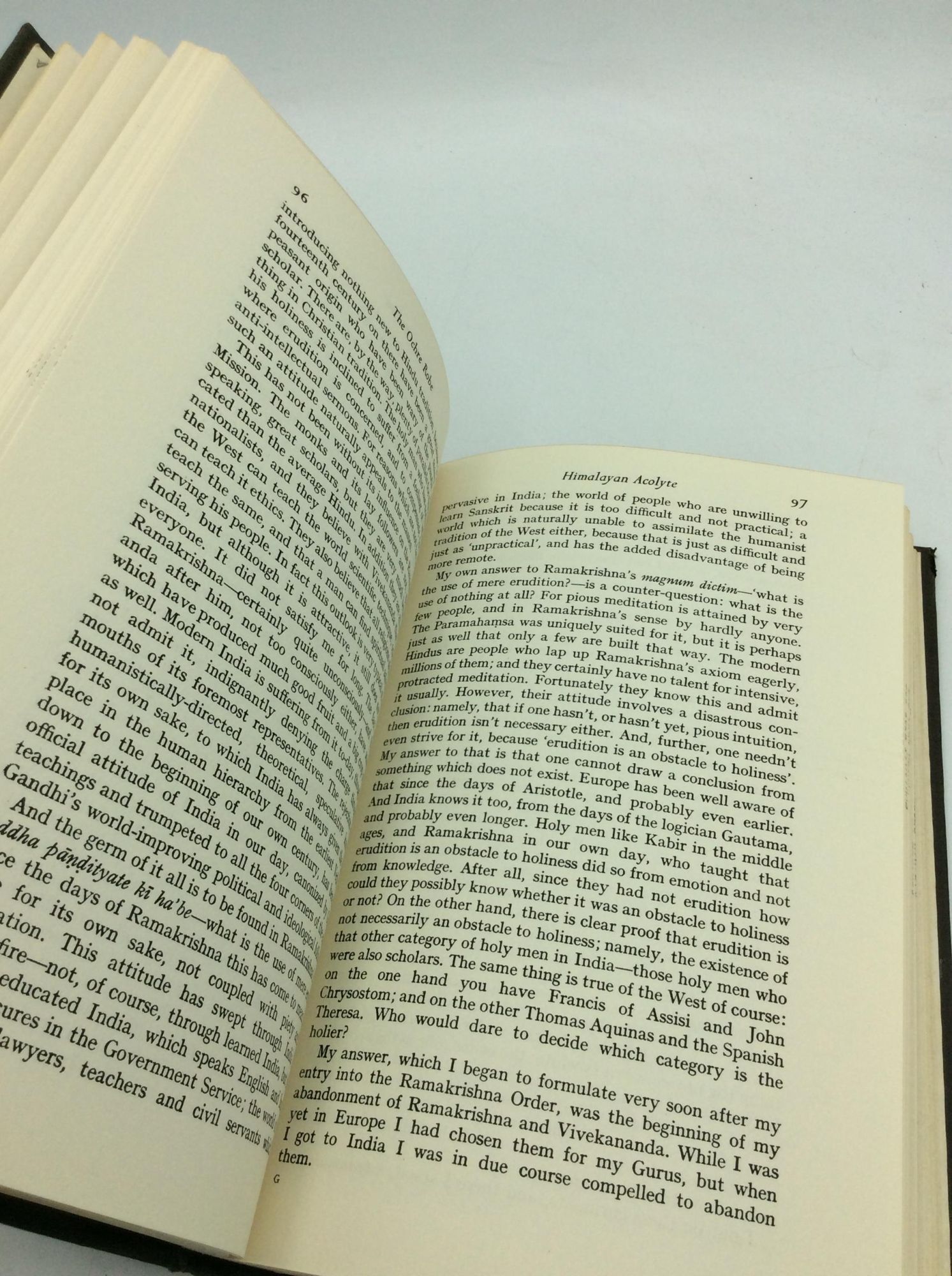 THE OCHRE ROBE | Swami Agehananda Bharati | First Edition