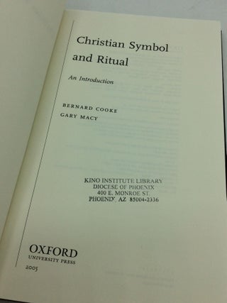 CHRISTIAN SYMBOL AND RITUAL: An Introduction