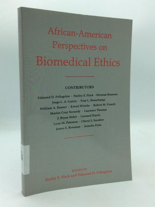 Item #210695 AFRICAN-AMERICAN PERSPECTIVES ON BIOMEDICAL ETHICS. Harley E. Flack, Edmund D....