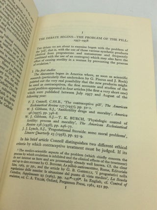 CONTROVERSY: The Birth Control Debate 1958-1968