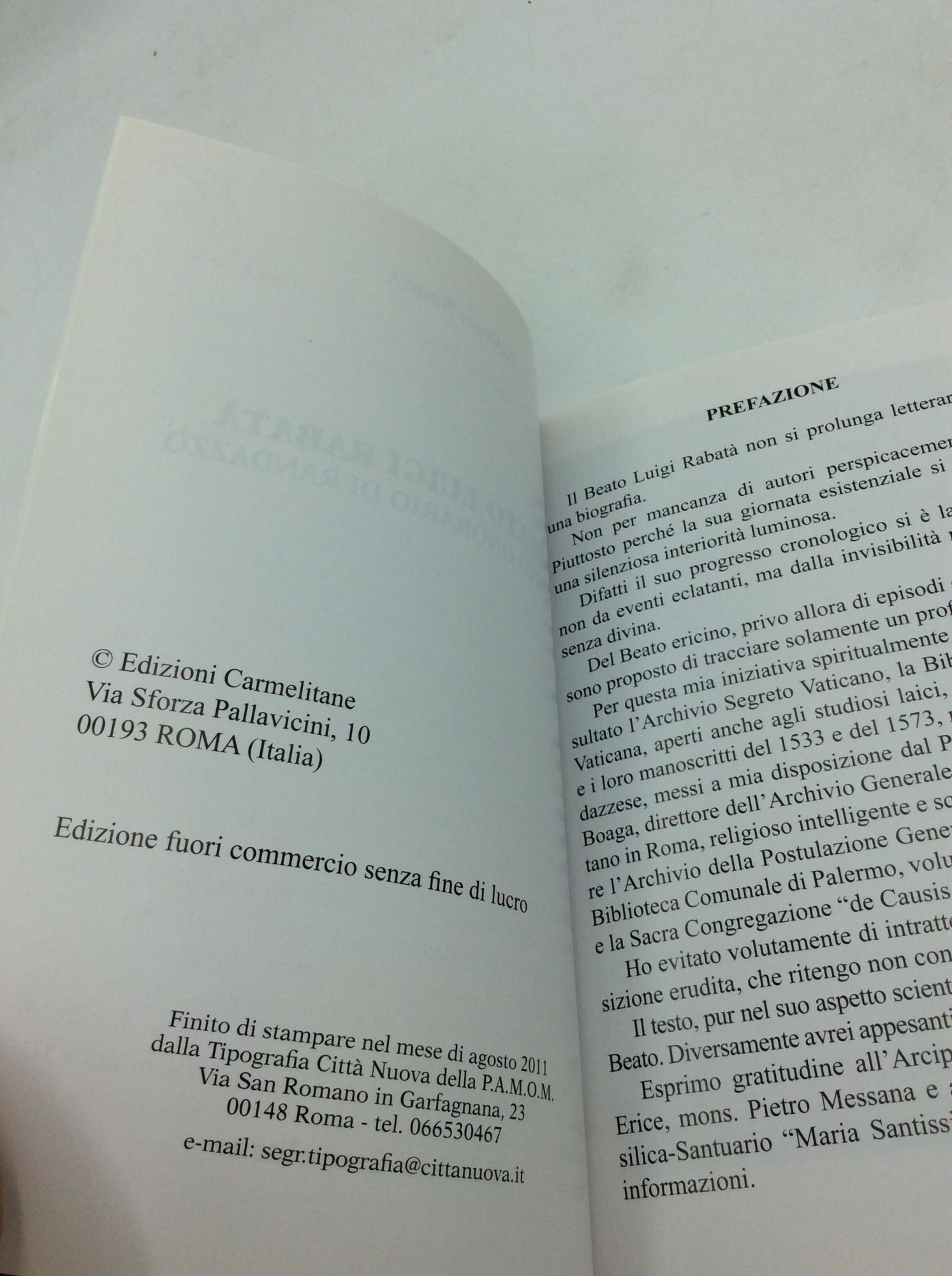 IL BEATO LUIGI RABATA Cittadino Onorario di Randazzo | Santino Sparta