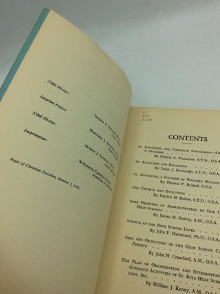 AUGUSTINIAN STUDIES: Papers Read at Recent Augustinian Educational Conferences
