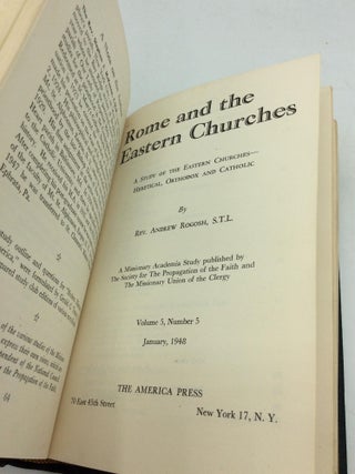 MISSIONARY ACADEMIA STUDIES Published by the Society for the Propagation of the Faith and the Missionary Union of the Clergy - Volume 5, Numbers 1-8, September 1947 - April 1948