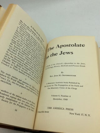 MISSIONARY ACADEMIA STUDIES Published by the Society for the Propagation of the Faith and the Missionary Union of the Clergy - Volume 6, Numbers 1-7, September 1948 - March 1949