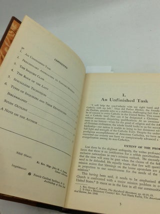 MISSIONARY ACADEMIA STUDIES Published by the Society for the Propagation of the Faith and the Missionary Union of the Clergy - Volume 7, Numbers 1-8, September 1949 - April 1950