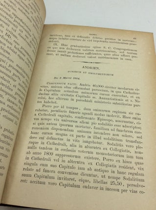 ACTA SANCTAE SEDIS In Compendium Opportune Redacta et Illustrata Volumen XVII