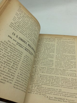 ACTA SANCTAE SEDIS In Compendium Opportune Redacta et Illustrata Volumen XIX