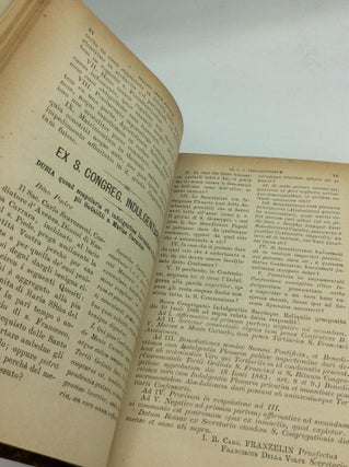 ACTA SANCTAE SEDIS In Compendium Opportune Redacta et Illustrata Volumen XIX