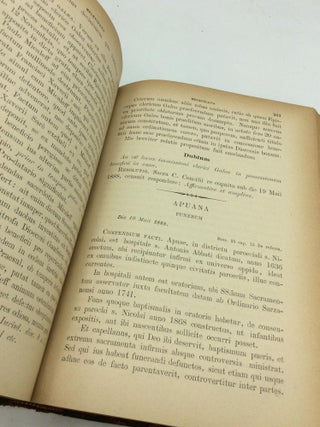 ACTA SANCTAE SEDIS In Compendium Opportune Redacta et Illustrata Volumen XXI