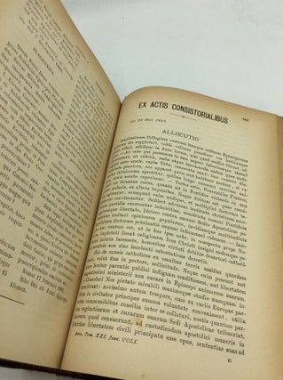 ACTA SANCTAE SEDIS In Compendium Opportune Redacta et Illustrata Volumen XXI