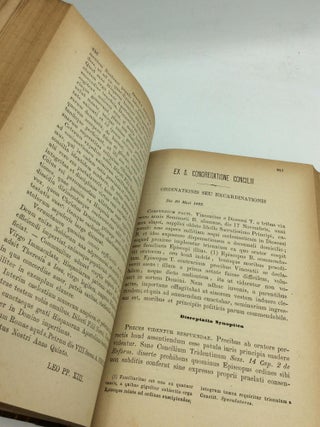 ACTA SANCTAE SEDIS In Compendium Opportune Redacta et Illustrata Volumen XV
