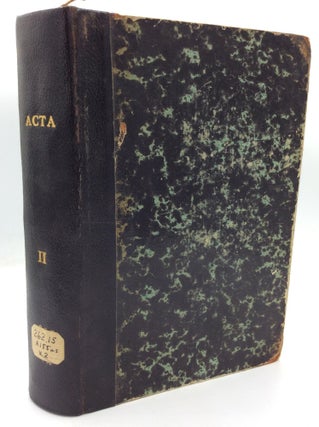 Item #212083 ACTA EX IIS DECERPTA QUAE APUD SANCTAM SEDEM Geruntur In Compendium Opportune...