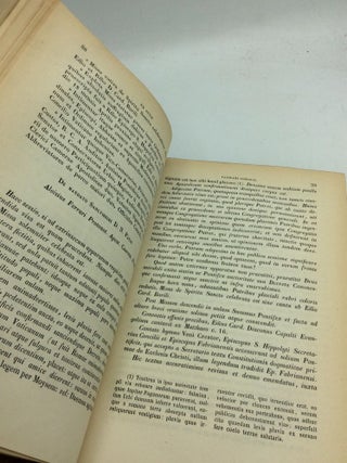 ACTA SANCTAE SEDIS IN COMPENDIUM OPPORTTUNE REDACTA ET ILLUSTRATA Volumen VI (1870)