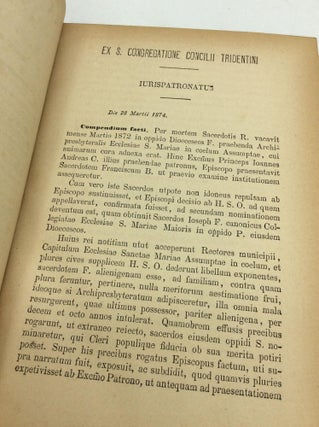 ACTA SANCTAE SEDIS IN COMPENDIUM OPPORTTUNE REDACTA ET ILLUSTRATA Volumen VIII (1882)
