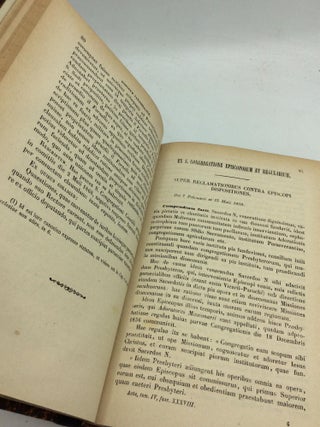 ACTA SANCTAE SEDIS IN COMPENDIUM OPPORTTUNE REDACTA ET ILLUSTRATA Volumen IV (1875)