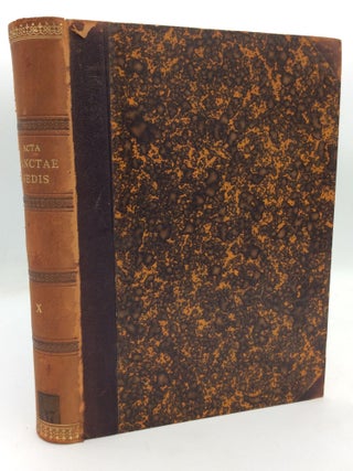 Item #212216 ACTA SANCTAE SEDIS QUAE POST CL. AVANZINI ET ZITELLI IN COMPENDIUM REDACTA SUNT ET...