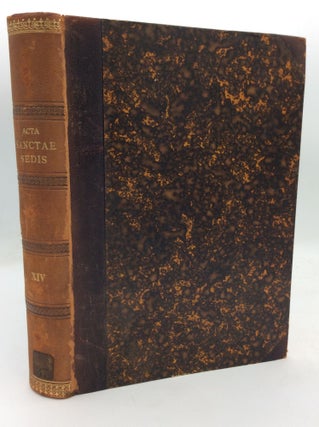 Item #212217 ACTA SANCTAE SEDIS IN COMPENDIUM OPPORTTUNE REDACTA ET ILLUSTRATA Volumen XIV (1881