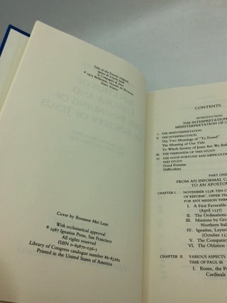 IGNATIUS OF LOYOLA AND THE FOUNDING OF THE SOCIETY OF JESUS