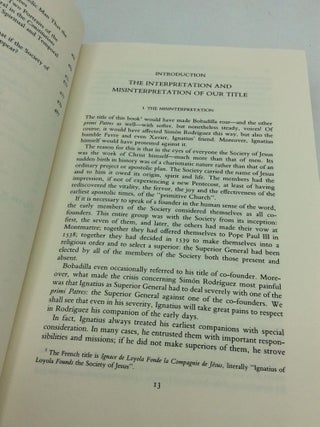 IGNATIUS OF LOYOLA AND THE FOUNDING OF THE SOCIETY OF JESUS