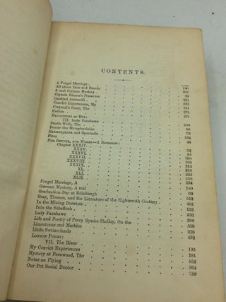 TEMPLE BAR A London Magazine for Town and Country Readers - Volume III August 1861 - November 1861