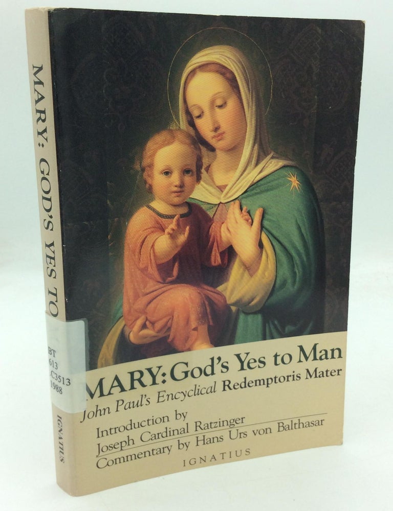 MARY: GOD'S YES TO MAN | Joseph Cardinal Ratzinger Pope John Paul II, Hans