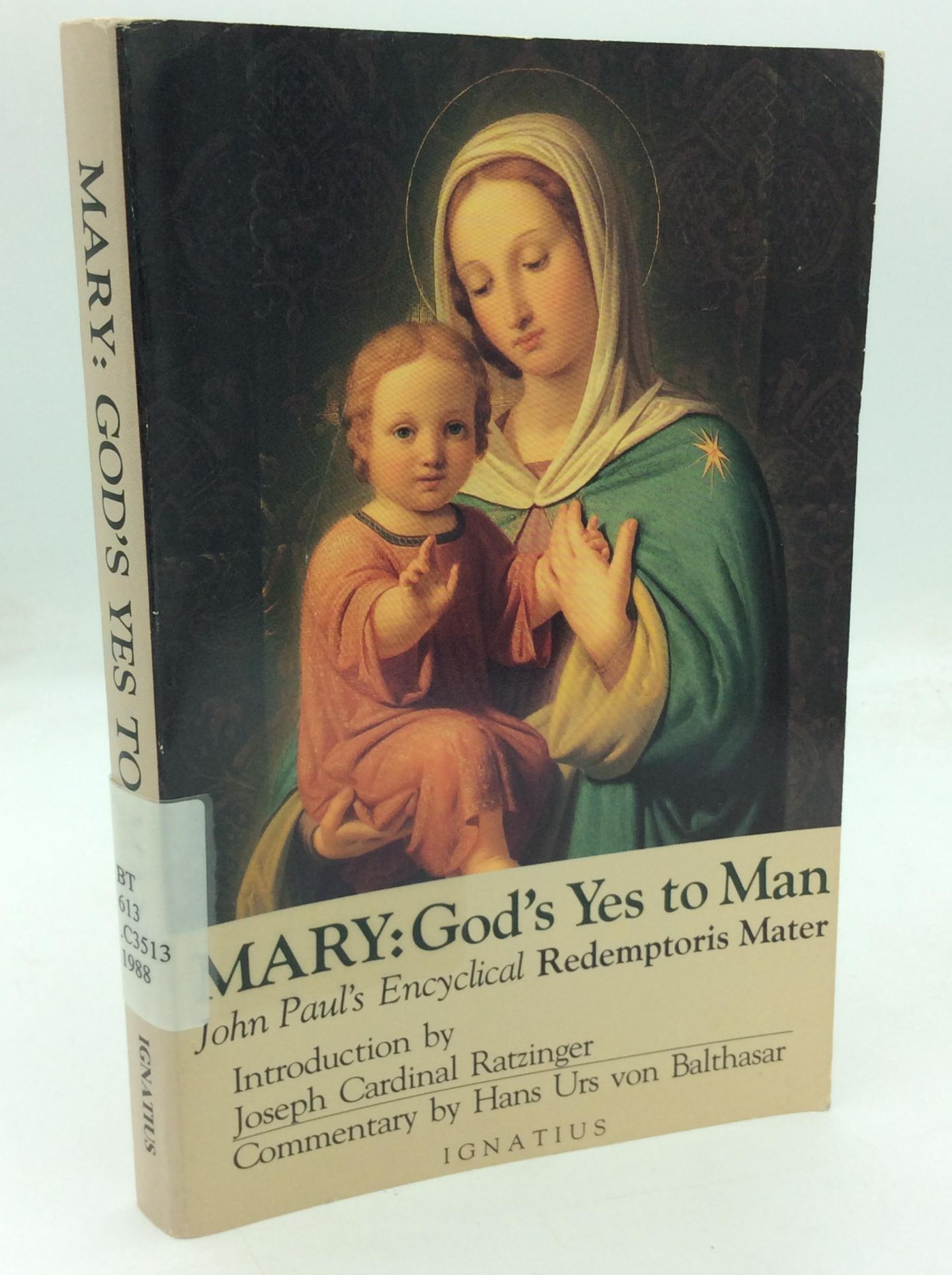 Mary Ratzinger Cat MARY: GOD'S YES TO MAN | Joseph Cardinal Ratzinger Pope John Paul II, Hans