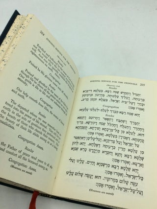 THE UNION PRAYERBOOK FOR JEWISH WORSHIP Parts I-II