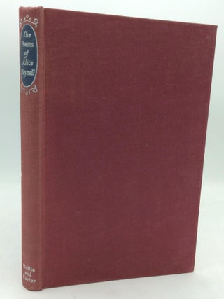 Item #213638 THE POEMS OF ALICE MEYNELL 1847-1923. Alice Meynell