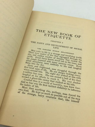THE NEW BOOK OF ETIQUETTE