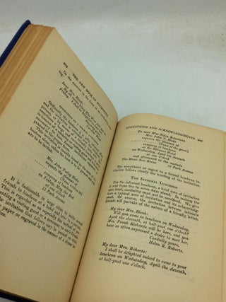 THE NEW BOOK OF ETIQUETTE