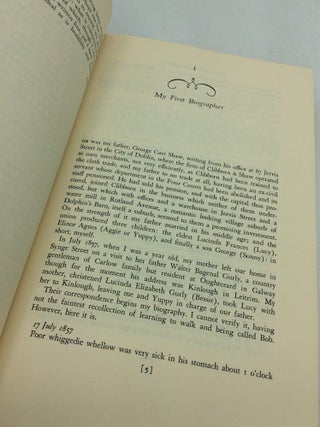 SHAW: An Autobiography Volumes I-II