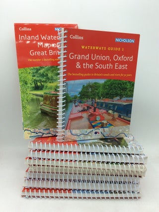 Item #215006 NICHOLSON WATERWAYS OF BRITAIN GUIDES - Lot of 9
