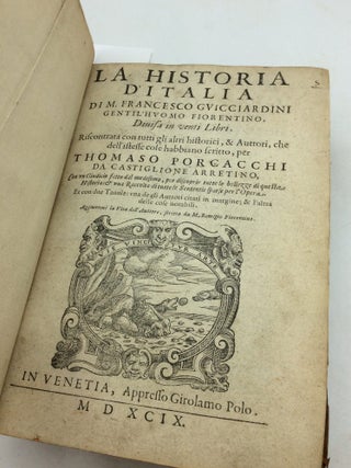 LA HISTORIA D'ITALIA Volumes I-II