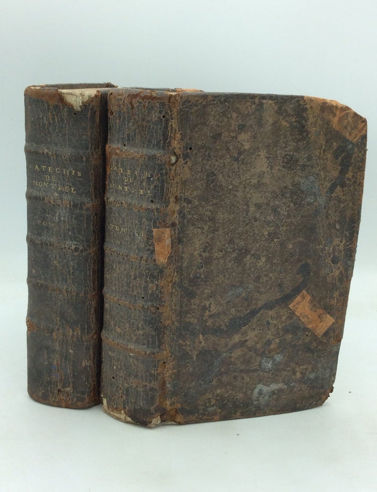 Item #215068 INSTRUCTIONS GENERALES EN FORME DE CATECHISME, Ou L'on Explique en abrege par l'Ecriture Sainte & par la Tradition, l'Histoire & les Dogmes de la Religion, la Morale Chretienne, les Sacramens, les Prieres, les Ceremonies & les Usages de l'Eglise. Tomes I-II. Charles-Joachim Colbert.