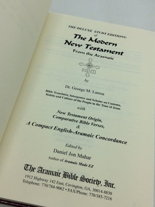 THE MODERN NEW TESTAMENT FROM THE ARAMAIC