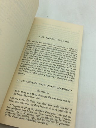 THE ONTOLOGICAL ARGUMENT From St. Anselm to Contemporary Philosophers
