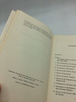 THE TEACHINGS OF THE SECOND VATICAN COUNCIL