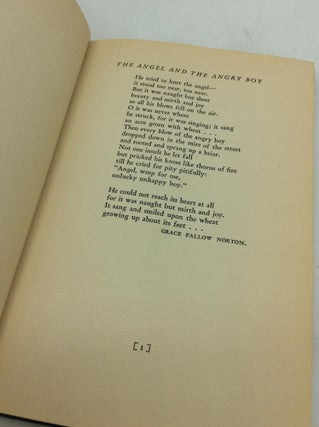 FROM THE FOUR WINDS: Selected Poems of "Spirit," a Magazine of Poetry.