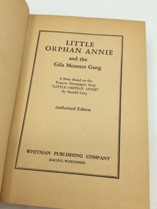 LITTLE ORPHAN ANNIE AND THE GILA MONSTER GANG
