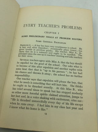 EVERY TEACHER'S PROBLEMS
