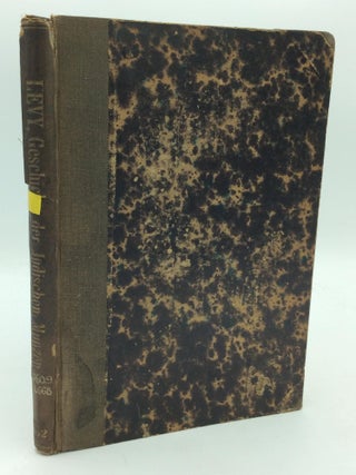 Item #300432 GESCHICHTE DER JUDISCHEN MUNZEN. Dr. Moritz Abraham Levy