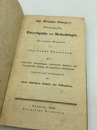 THEOLOGISCHE ENCYCLOPADIE UND METHODOLOGIE