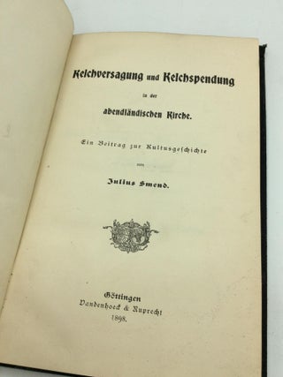 KELCHVERSAGUNG UND KELCHSPENDUNG IN DER ABENDLANDISCHEN KIRCHE
