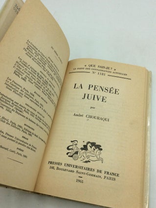 LA PENSEE JUIVE