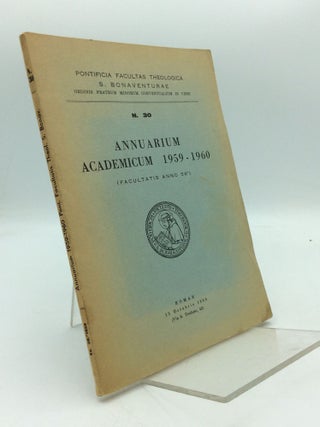 Item #310097 ANNUARIUM ACADEMICUM 1959-1960, N. 30 (Facultatis Anno 56