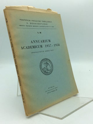 Item #310099 ANNUARIUM ACADEMICUM 1957-1958, N. 28 (Facultatis Anno 54
