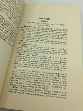 PAINTING AND DECORATING: Working Methods; A Text Book for Apprentice, Journeyman, Housepainter, Decorator