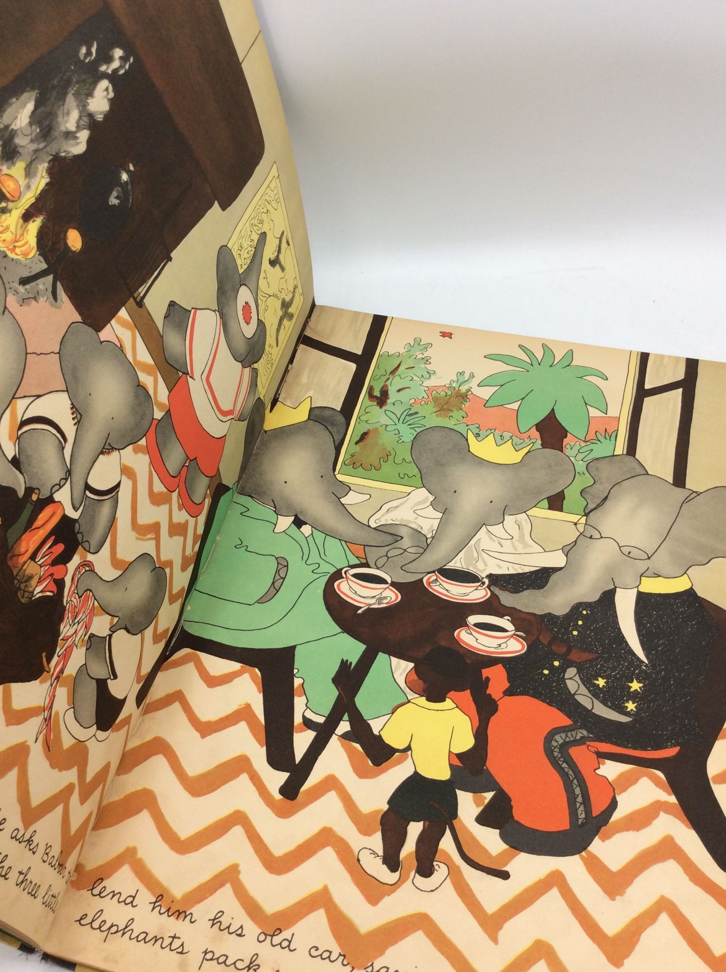 BABAR'S PICNIC | Laurent de Brunhoff | First American Edition, 1st